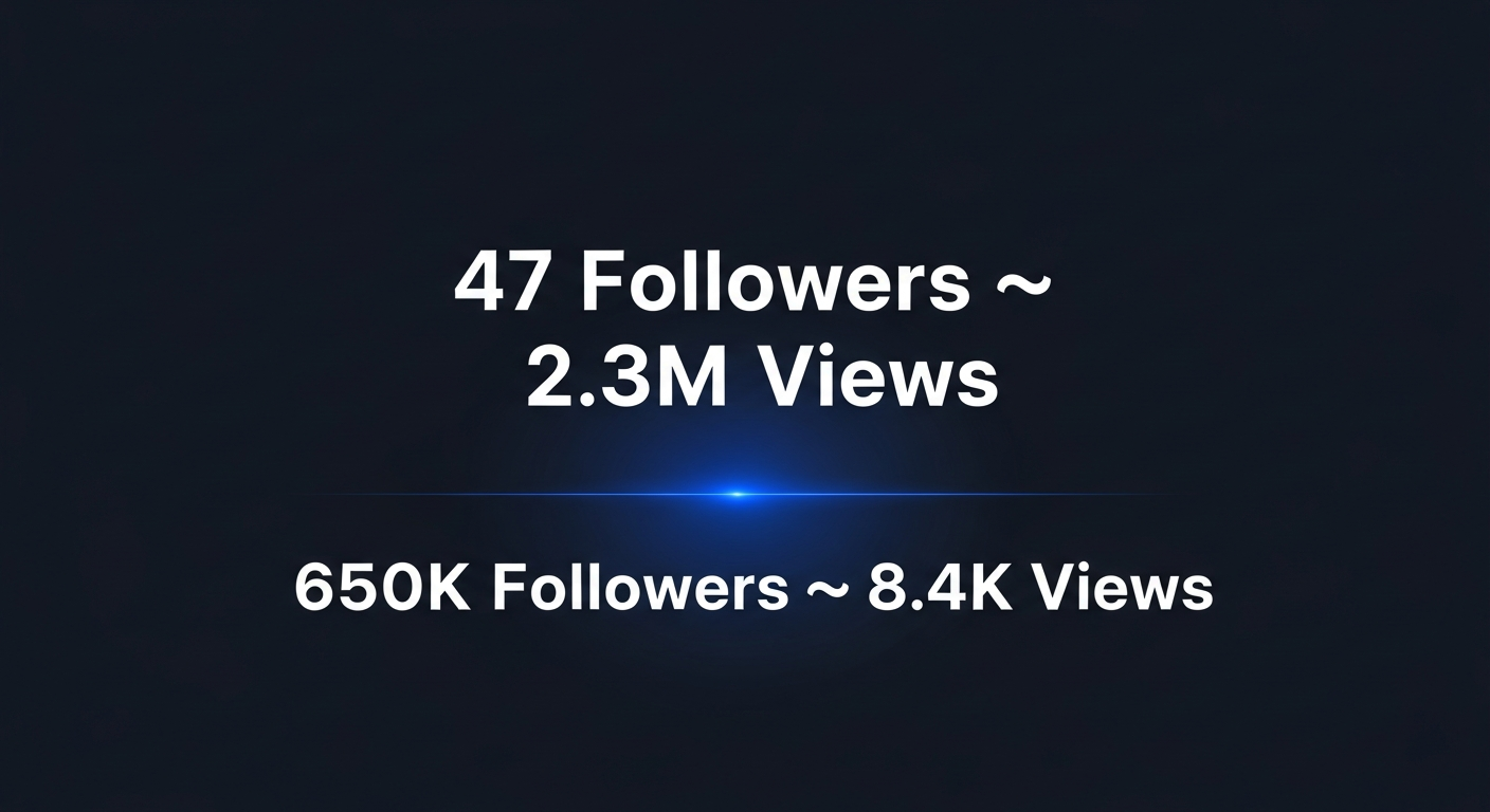 Follower Count Is Dead: Why 100 Followers Now Outperform 500K