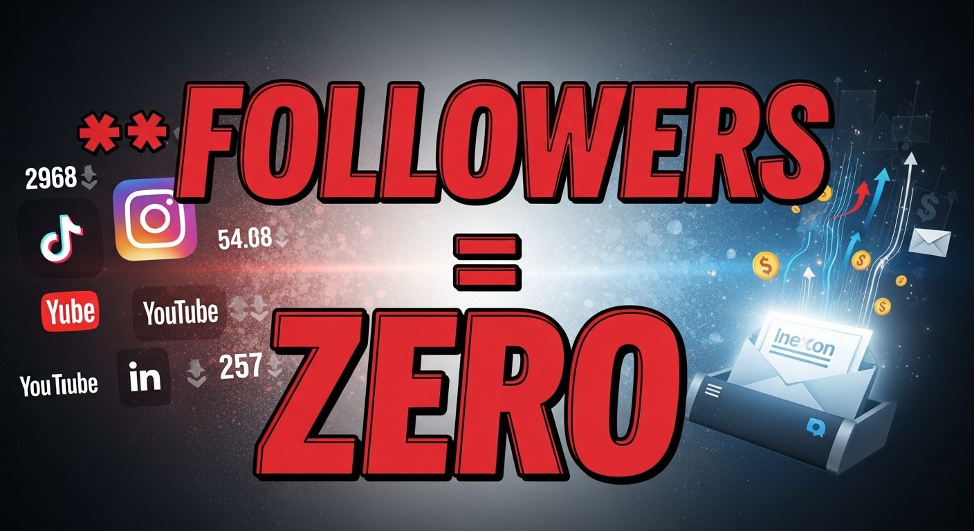 Your Email List Is Your Real Asset (Not Your Following)