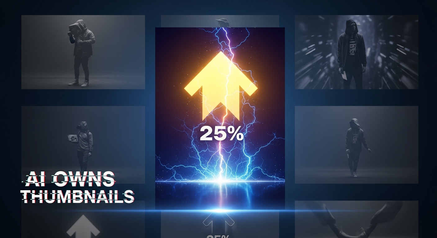 YouTube Thumbnail AI: The 25% CTR Advantage Nobody's Talking About